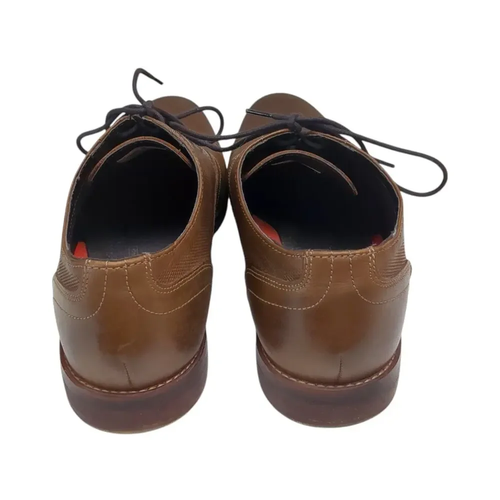 Rockport Dress Oxford Shoes Mens Size 10 Brown Cap Toe Leather TruTECH CG8256